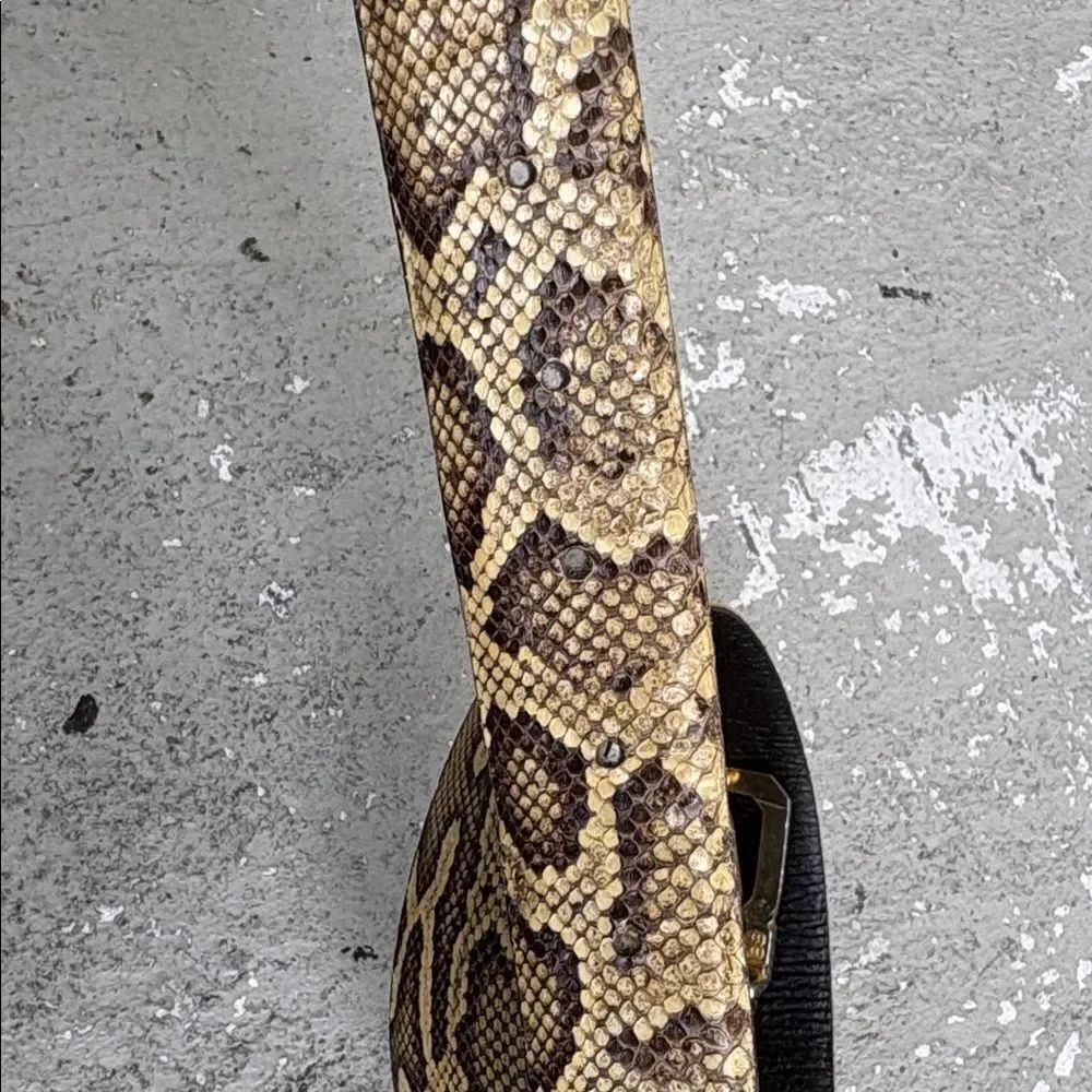 Snake skin/python vintage belt - Picture 4 of 5